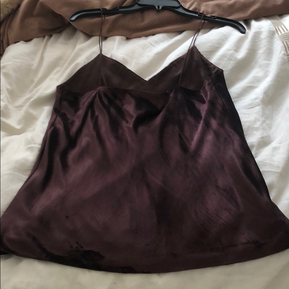 T Alexander Wang wine cami size medium velvet - Picture 2 of 5
